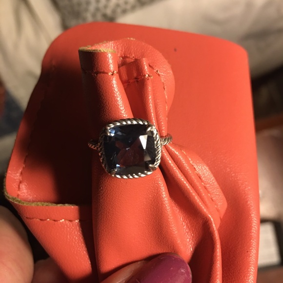 NWT Avon sterling silver Grey Nano Statement ring size 5 - Picture 3 of 5